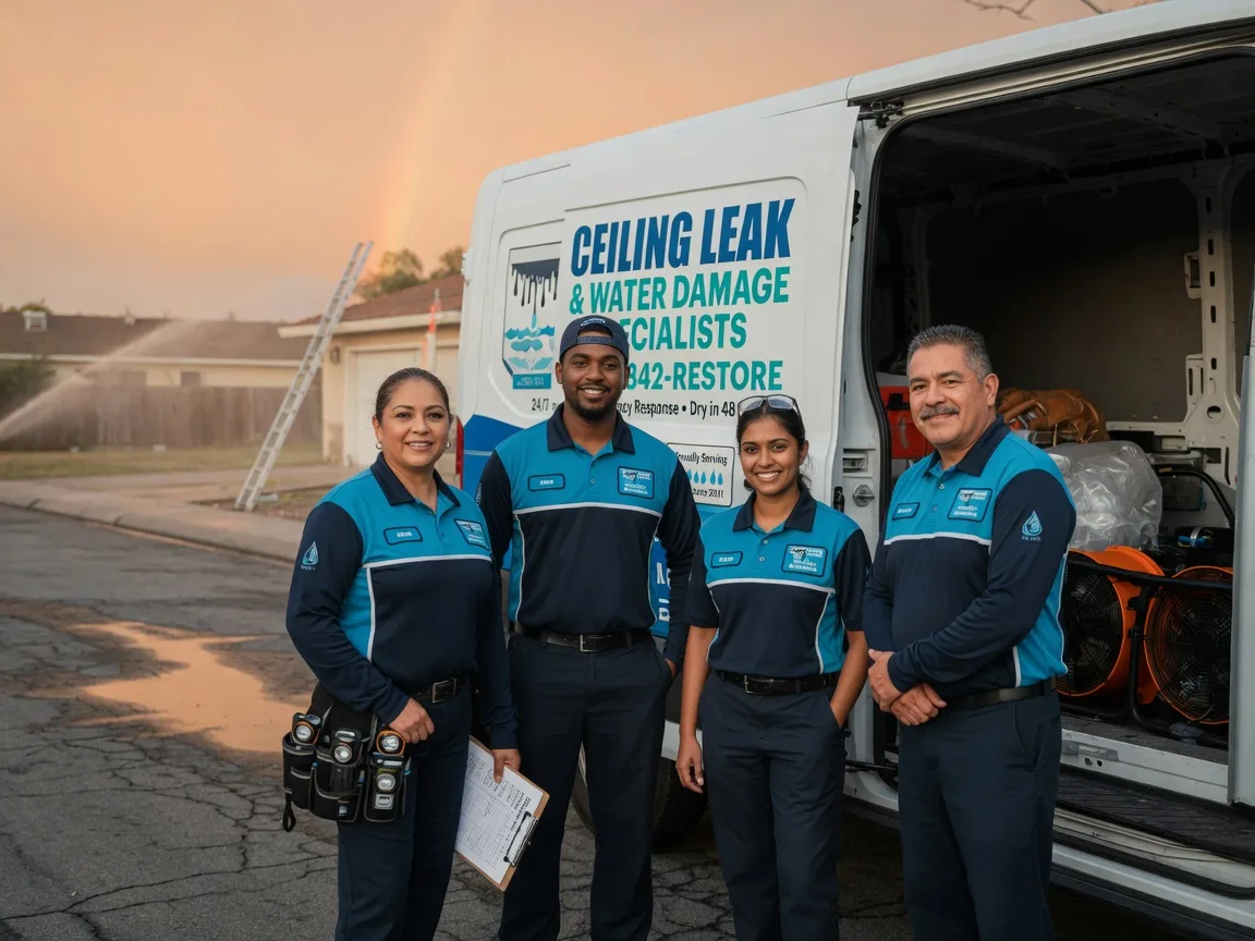 Ceiling Leak Cleanup company in Deanville, TX